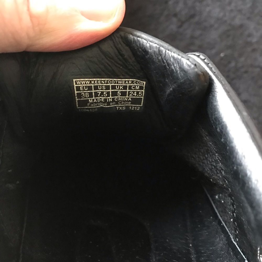 KEEN leather hiking shoes anti order footbed - Picture 7 of 7
